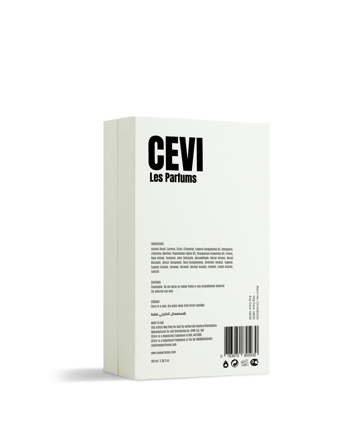 CEVI CRUCIBLE Extrait de Parfum